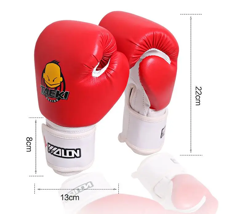 4 унции детей мультфильм спарринг MMA Kick Fight боксерские перчатки цветные