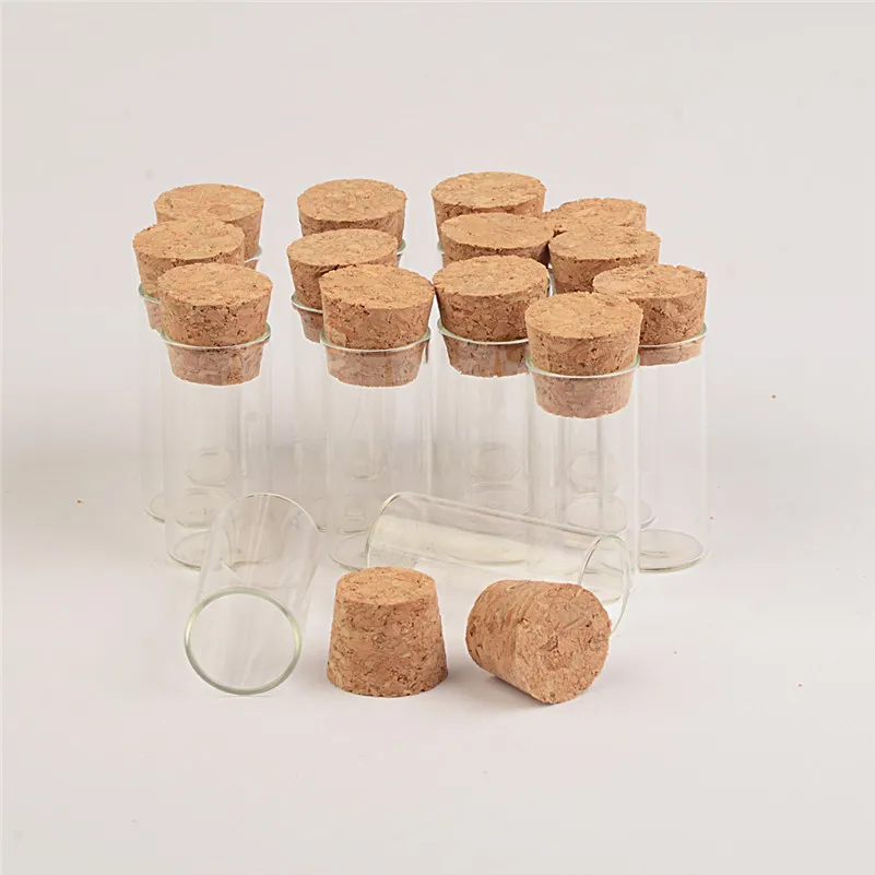 Mini Glass Jars with Corks 3ml 6ml  wide-mouth Bottles Jar Storage Bottles for Sand Liquid Food Bottles 1
