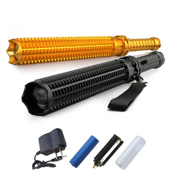 

powerful led flashlight tactical flashlight xml t6 linterna lanterna militar lamp18650 or aaa waterproof Hunting camp zoom torch