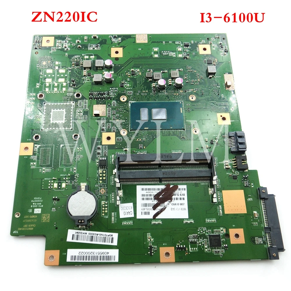 ZN220IC مع I3-6100 CPU جميع في واحد اللوحة ل ASUS ZN220IC سطح اللوحة 90PT01N0-R03000 اختبار عمل الشحن المجاني