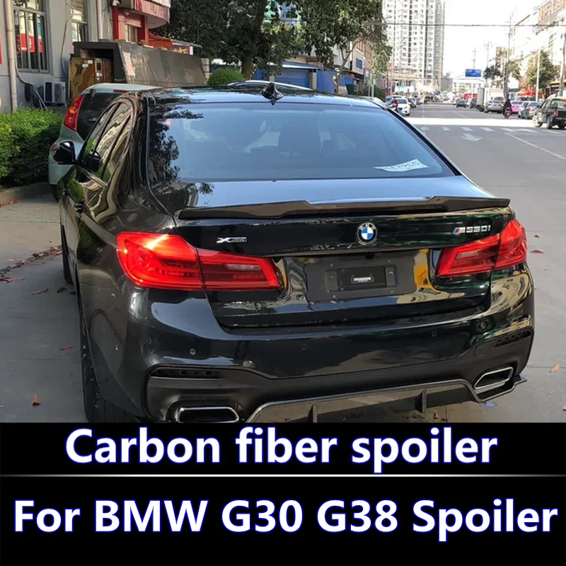 

For 2018 BMW G30 G38 Spoiler high quality M5 Carbon Fiber Material P Performance Style Spoiler For BMW 5 Series G30 G38 Spoiler