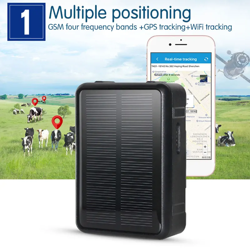 

Vehemo GPS for RF-V34 GPS Tracker Cattle RF-V34 GPS Tracker GPS Tracker Solar Supports 16 Lanuages Shock Alarm