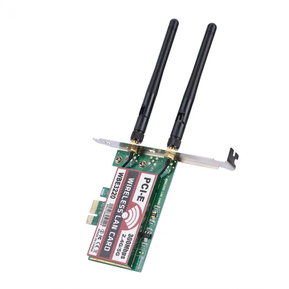 2,4G/5G 300Mbps PCI-e двухдиапазонный AP беспроводной WiFi WLAN адаптер Беспроводная точка доступа для ноутбука