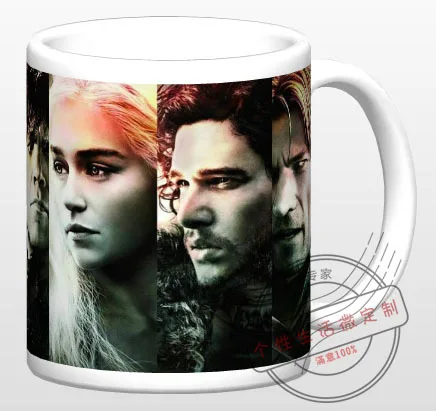 Новая игра престолов House STARK Дом Таргариенов Дом Ланнистеров Керамика Кофе кружка Белый Цвет или Цвет изменился чашки