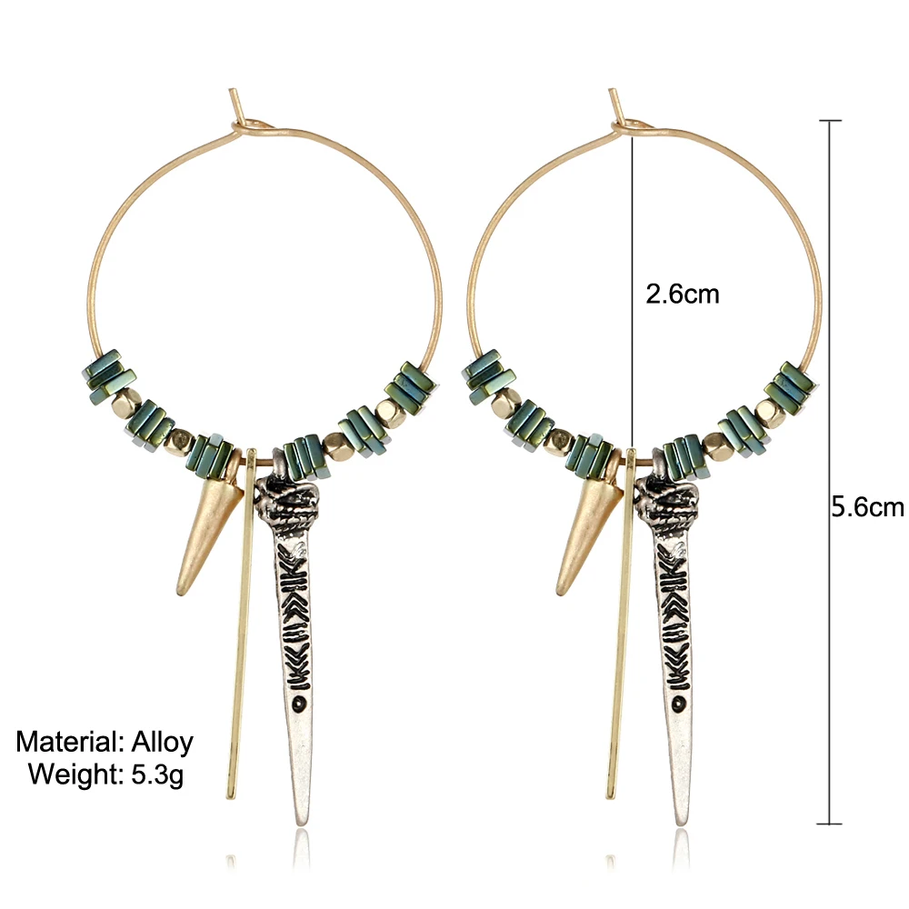 17KM-Vintage-Geometric-Green-Ore-Bead-Pendant-Earrings-For-Women-New-Classic-Sculpture-Pattern-Stone-Brincos (3)