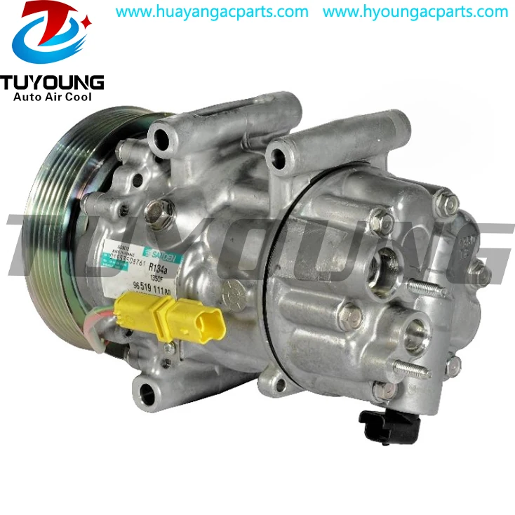 

SD6C12 6453qp auto ac compressor for Citroen C4 Peugeot 307 6453QQ 9651911180 648712 9659875980 9671334080 9684960280 6453WR