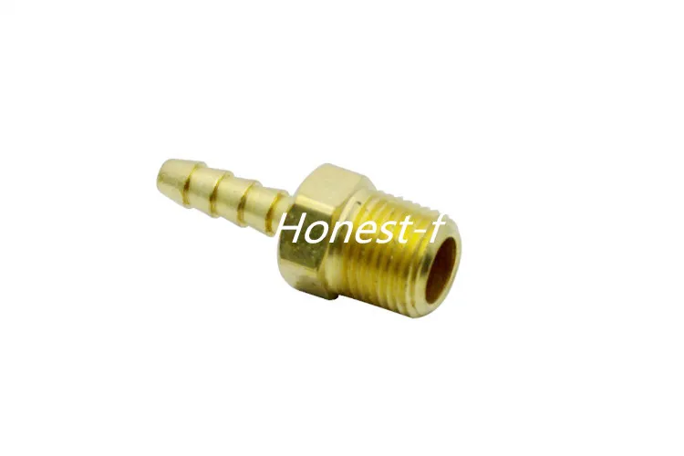 Brass Bsp Barbed Fitting Coupler / Connector 1/8" Male Bspp X 1/8"(3mm