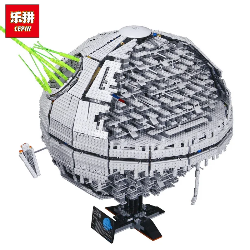 

LEPIN 05026 Star Wars Death world war ii UCS Model Building Kits Blocks Bricks Children DIY gifts toys for boys LegoINGl 10143