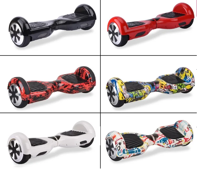 SUPERTEFF 6.5 inch graffiti self balance LED wheel high quality scooter with bluetooth speaker carry bag and remote controller