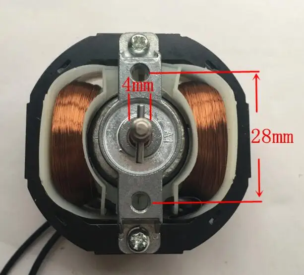 YJ58-12/I вентиляторный двигатель для электрического обогревателя 220V 0,8 W 2350/2800 об/мин