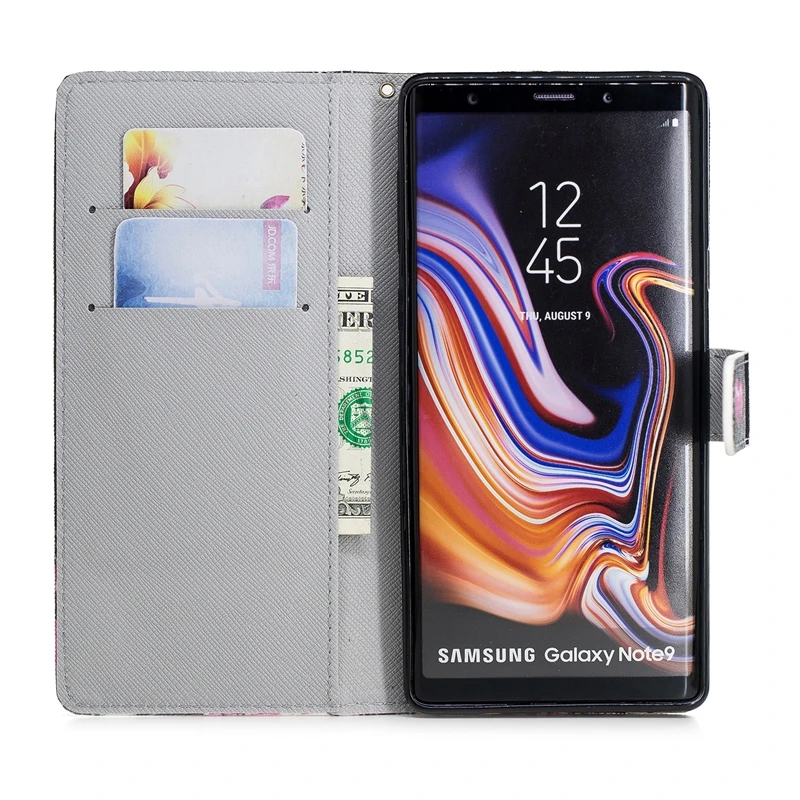 Кожаный чехол-книжка с бумажником чехол для samsung Galaxy S10E S10 A6 плюс A7 A9 J8 J4 Plus J6 A2 J2 Core Note 9, 10 лет, флип, чехол для мобильного телефона