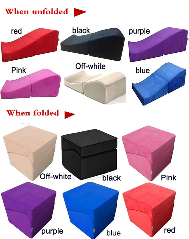 Hot Flip Ramp Furniture Collapsible Wedge O Pillow Pad Bed Hot Flip Ramp Furniture Collapsible Wedge O Pillow Pad Bed Love Sofa S Chair Toy For Ual Positions In From Beauty