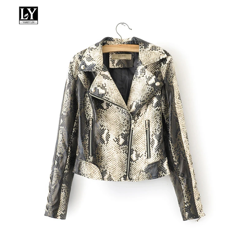 

Ly Varey Lin Spring Women Faux Soft Leather Pu Motorcycle Jacket Coat Female Bandage Sleeve Black Punk Overcoat Leather Jacket