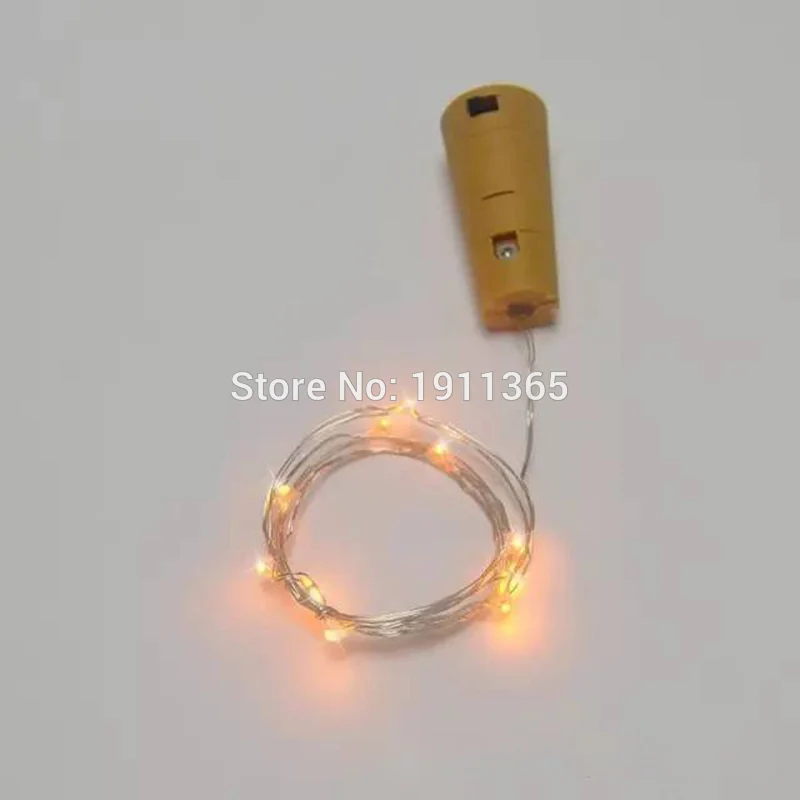 Rolha de Garrafa de Vinho em Forma de Cortiça Luzes da Corda de Natal Cobre Guirlanda Festão Fio Brilhando Vaso Decoração Festa Luz Led 12 High Quality Luzes e Iluminação
