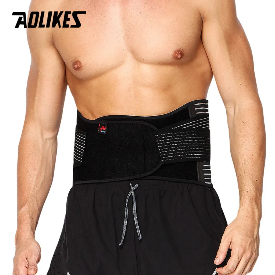 AOLIKES 1 шт. поддержка поясницы боли в пояснице спины с эластичными ремнями давления