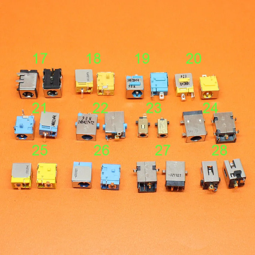 Wholesales 12Models DC Jack Connector DC power sockect for acer laptop