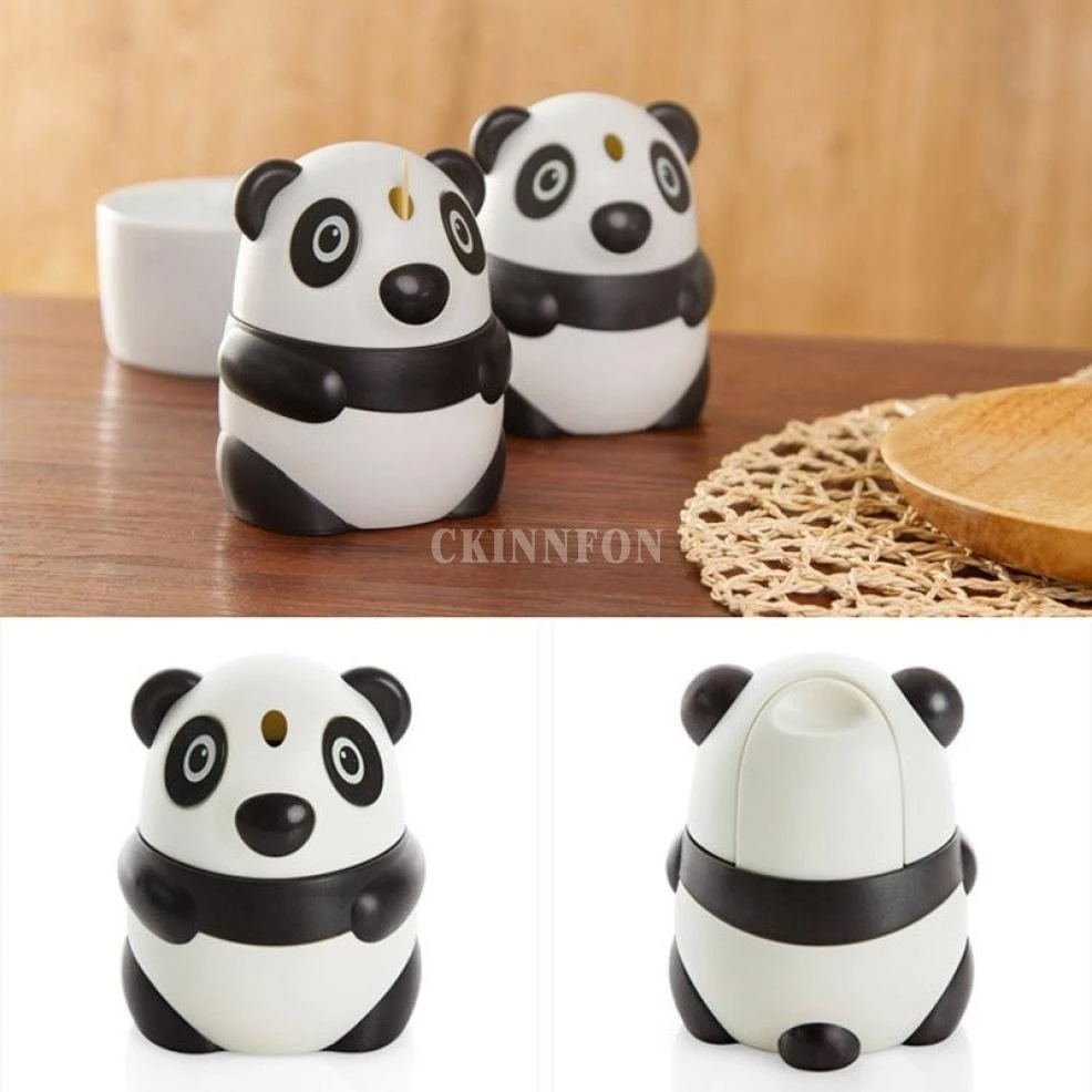 DHL 50PCS Fashionable Cute Panda Animal Automatic Toothpick Dispenser