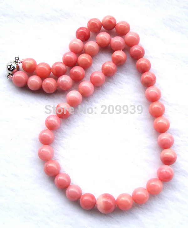 

Hot sell Noble- hot sell new - S4187 Natural Peruvian Opal Round Beads Necklace 10mm~11.5mm