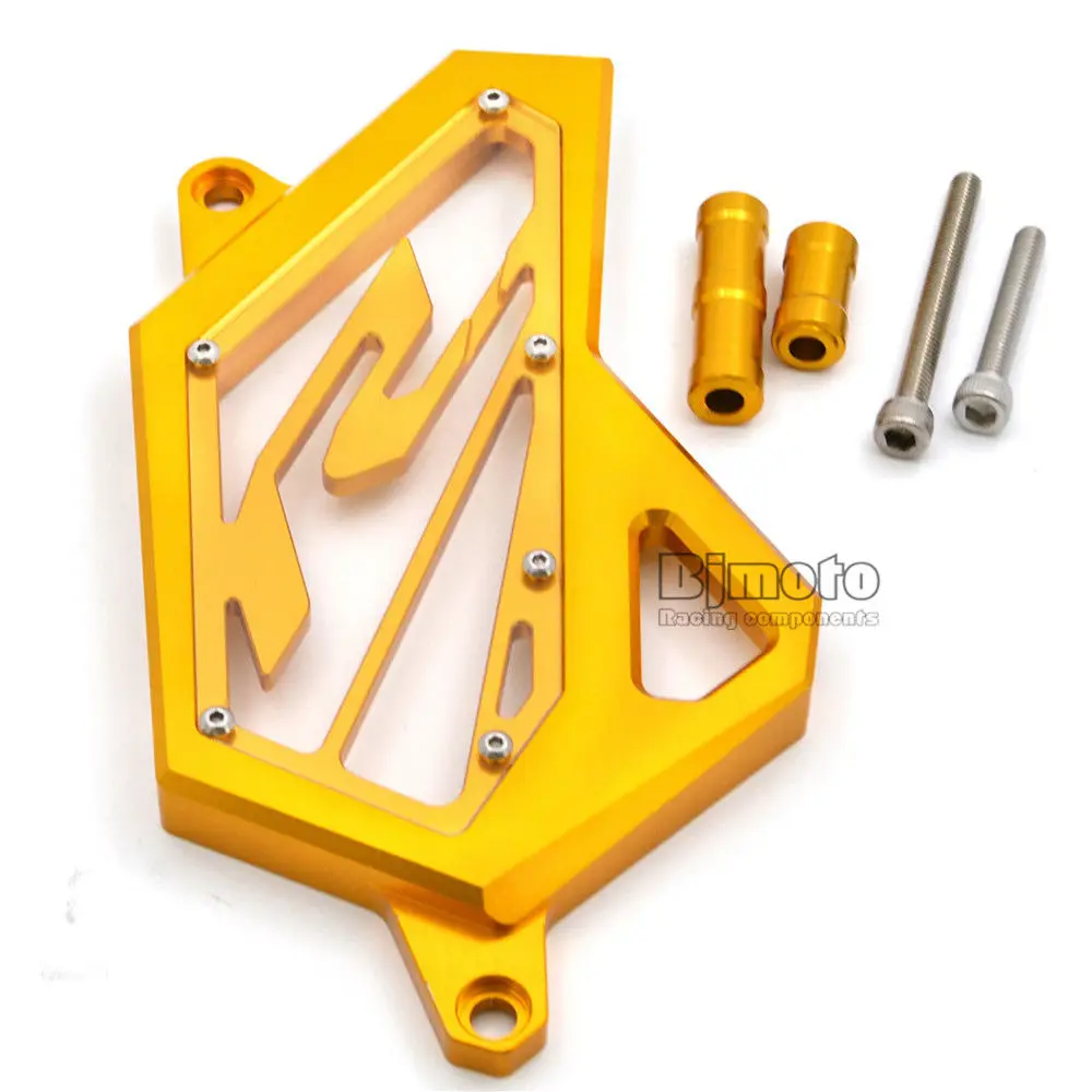 BJGLOBAL CNC передняя Звездочка защита цепи для YAMAHA YZF R25 2013 2018 R3 2015 ABS 17 18 MT 25 03|Накладки и