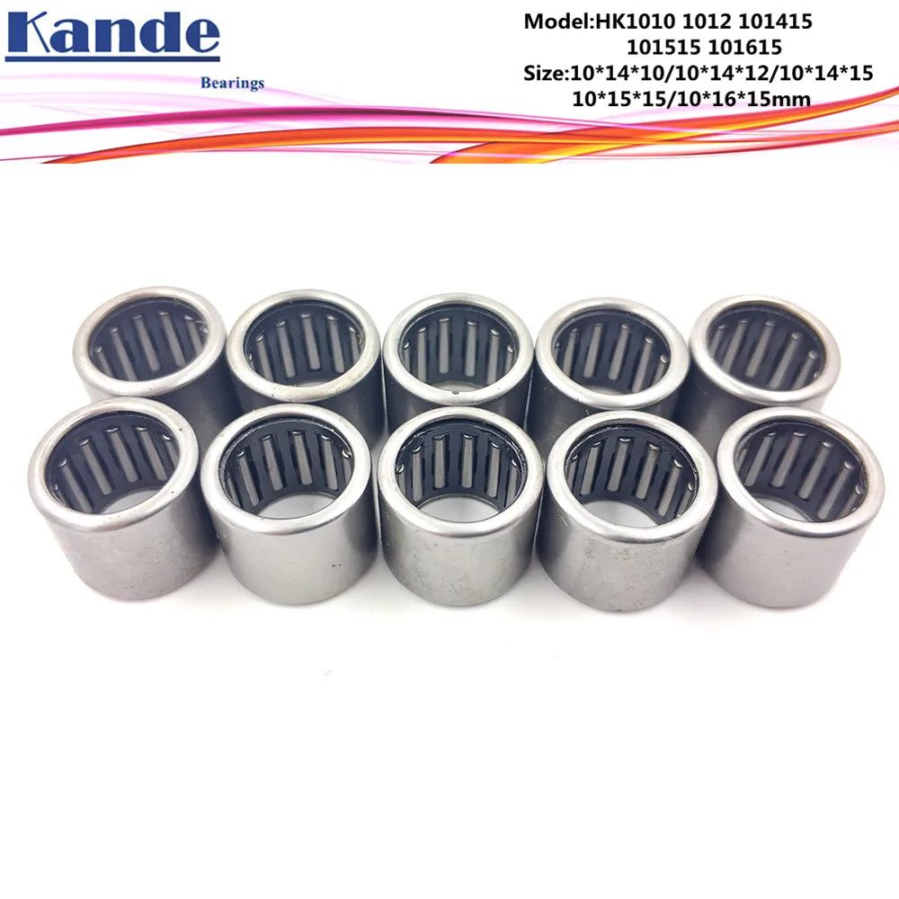 10mm x 14mm x 10mm 10 Pièces HK101410 Aiguille Roulement Rouleaux