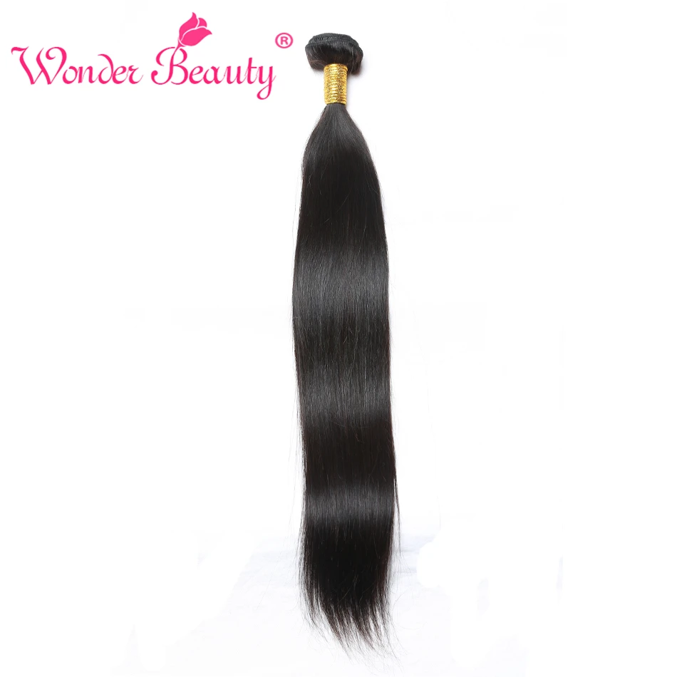 

Wonder Beauty Brazilian Straight Hair Weave Natural Color 100% Human Hair Extension 10"-26" Remy Hair 1 Bundle Only