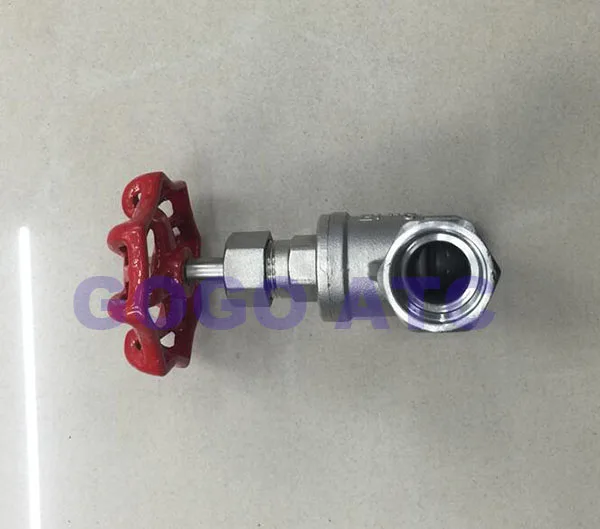 Stainless steel screwed globe valve S type 5-1