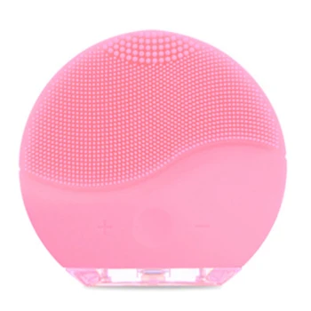 

HOT!Electric Cleansing Instrument Ultrasonic Vibration Massage Instrument Wash Brush Facial Pore Cleaner Beauty Tool(Pink)