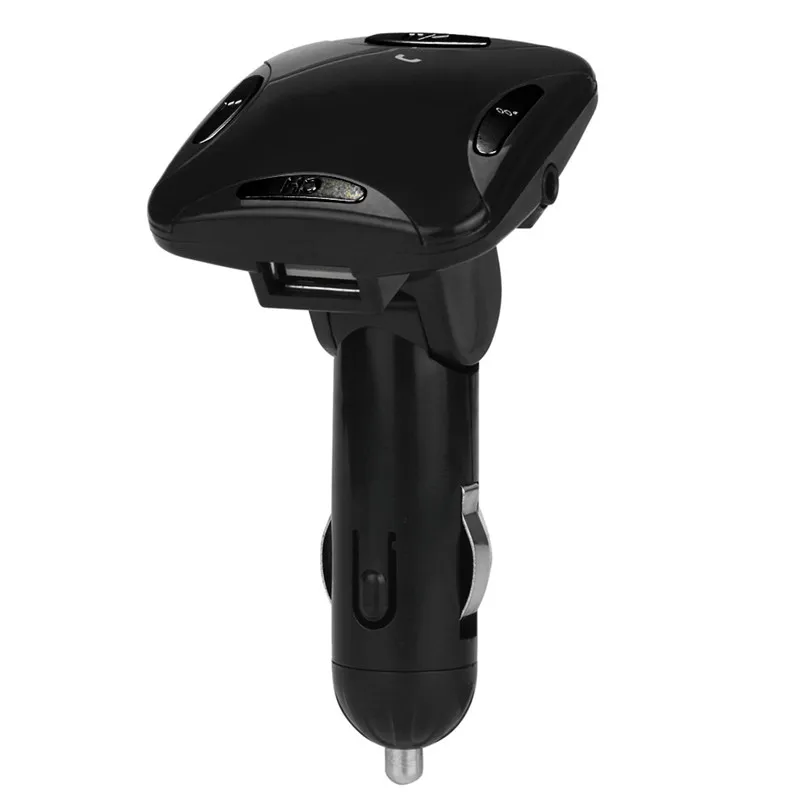 Bluetooth Car Kit Car MP3 Player FM Transmitter Modulator Handsfree LCD Display USB Charge SD MMC Remote Control #F30OT25 (4)