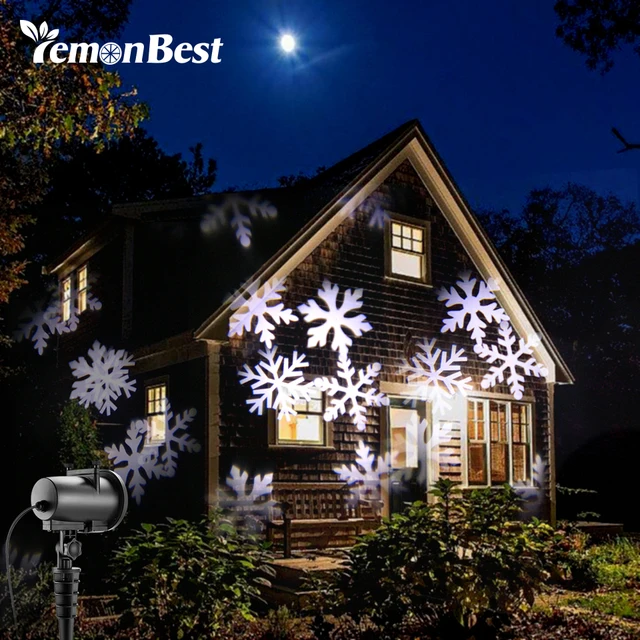 20 Pattern 12w Mery Christmas Lights Outdoor Led Snowflake Projector 20 Pattern 12w Mery Christmas Lights Outdoor Led Snowflake Projector Light Lawn Lamp Ip65 Waterproof Lasers