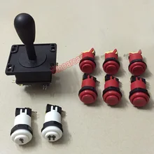HAPP style Joystick and 8 pcs push buttons for Arcade DIY kit Multicade MAME Jamma game