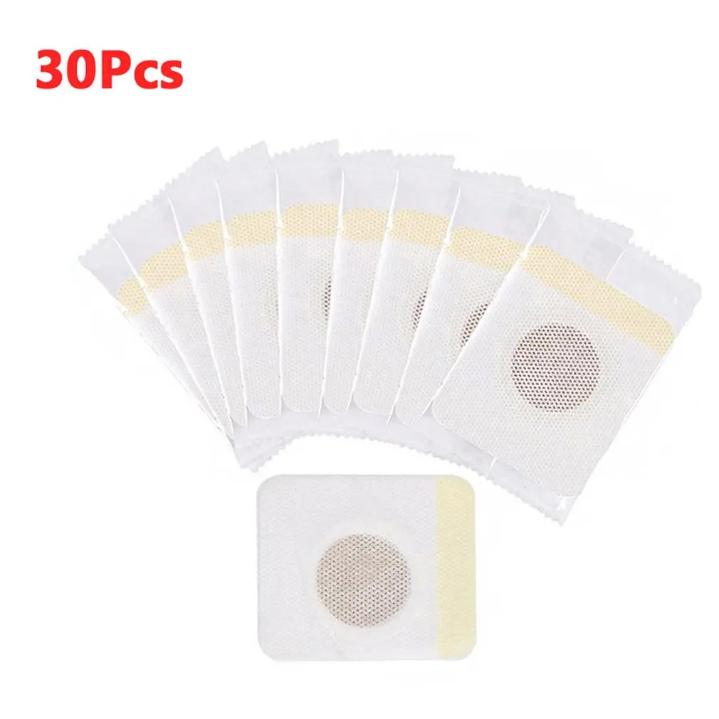 30/10 pcs Chinese Medicine Weight Loss Navel Sticker Magnetic Slim Detox Adhesive Sheet Fat Burning Slimming Diet Patch Pads