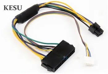 

30CM ATX 24Pin 24-Pin female to 6Pin 6-Pin male with mini 6pin connector power cable for HP Elite 8100 8200 8300 800G1