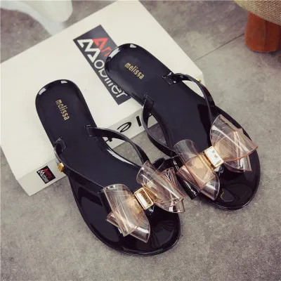 Offene spitze Niedrigen Flache mit Außerhalb Frauen Hausschuhe Sommer Plattform Flip-Flops Schmetterling-knoten Feste Frauen Schuhe
