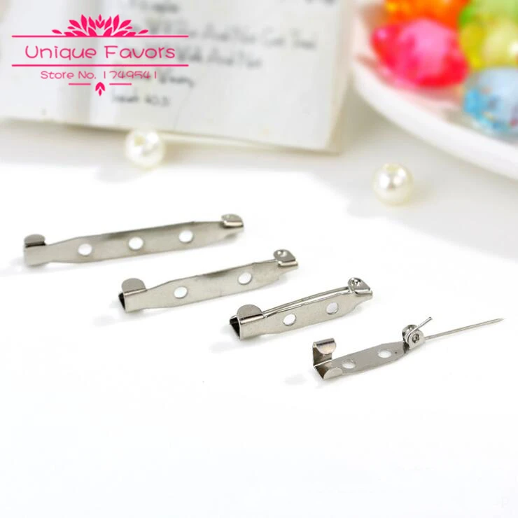 Buy 120pcs Silver Tone Alloy Metal Safety Pins Brooch
