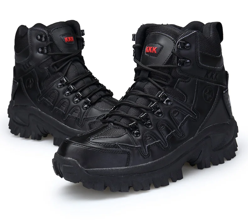 Brand Men's Boots Military boot Tactical Big Size Army Male Shoes Safety Combat Mens Chukka Ankle Bot Motocycle Boots (15)