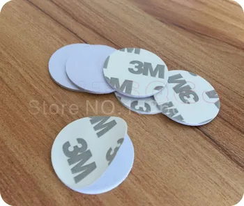 

RFID Tag RFID PVC Token with 3M Sticker rfid coin tags 13.56MHz, ISO 15693 with I CODE SLI Chip