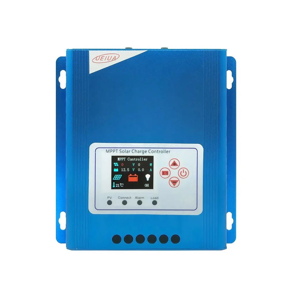 

LCD Display 30A MPPT Solar Panel Charge & Discharge Controller 12V/24V/48V with Cooling Fan Intelligent Battery Regulator