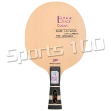 729 Preto Amarelo Azul Carbono ALC Lâmina Ofensivo Ténis De Mesa Raquete Ping Pong Paddle Bat
