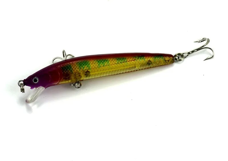 1x 9.5cm 8.5g Fishing Lure Hard Baits Plastic Minnow Lures Simulation Swimbait Fake 3d Fish Eye Crankbait Fishing Accessories (8)