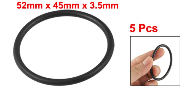 Uxcell 5 шт Черный 3,5 мм резиновое уплотнительное кольцо уплотнительная кольцевая прокладка Id. | 19 мм | 34 мм | 37 мм | 45 мм | 50 мм | 52 мм | 54 мм | 58 мм