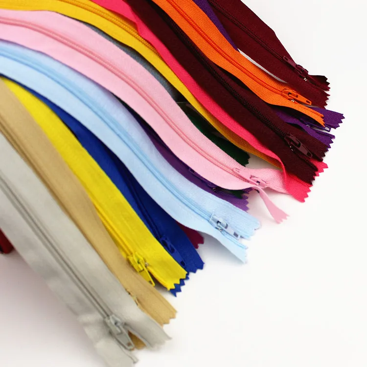 Buy 20cm Long Zipper 3 Closeed Nylon Coil Zippers Sewing For Cushion Pillow