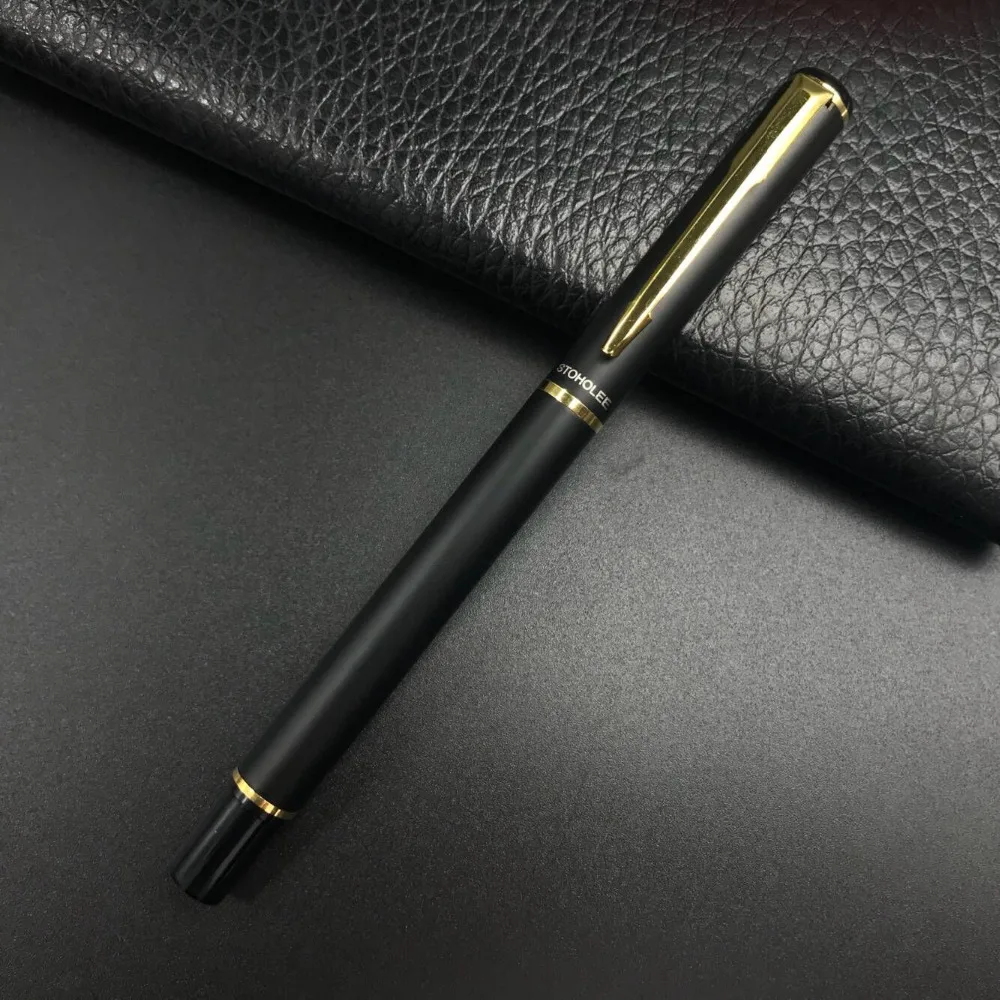 Metal Roller Ball Pen Office School Suppliers Silver Signature