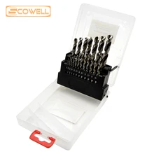 30% Off SCOWELL 19 pcs HSS drill bits set metal drilling wood working DIY tools Metric 1mm-10mm jobber drill bit twist drill bit 30% Off SCOWELL 19 pcs HSS drill bits set metal drilling wood working DIY tools Metric 1mm-10mm jobber drill bit twist drill bit