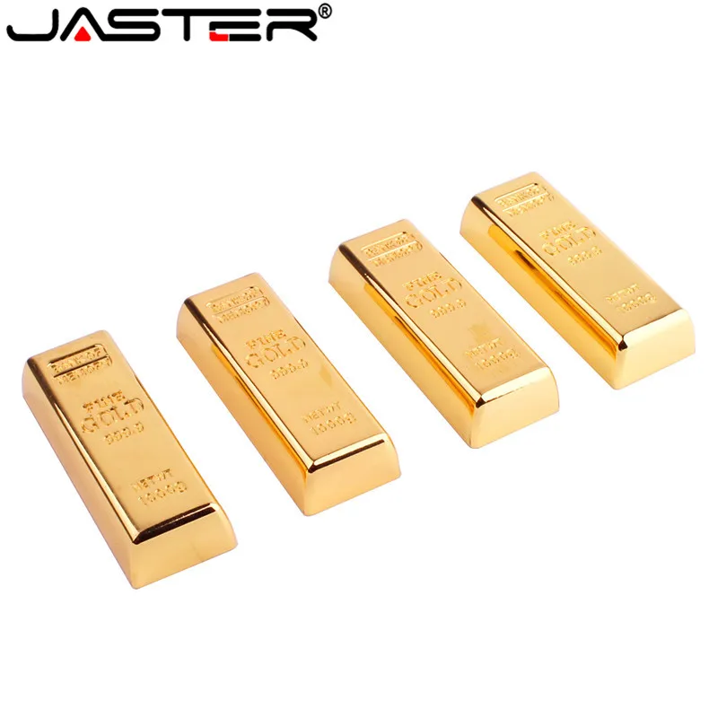 Gold Bar Métal 16GO USB 2.0 Clé USB Clef Mémoire Flash USB