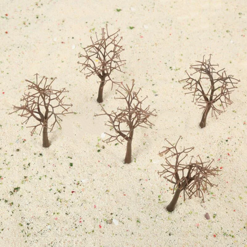 

10pcs 12cm Model Trees Brown Model Bare Trunk Tree Plastic 12cm Train Railway Scenery Scale Miniature Landscape DIY