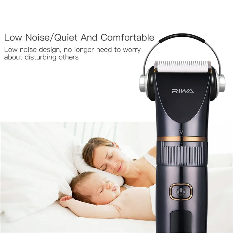 Rechargeable Hair Cutting Machine Electric Professional Washable Hair Clipper Cordless Hair Trimmer