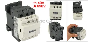 

LC1D18Q7C 380V Coil Motor Starter Control AC Contactor Three Phase DIN Rail Mount 3P 3 Pole 1 NO + 1 NC