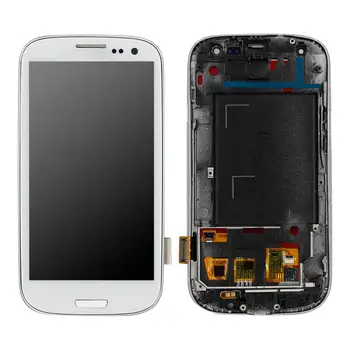 

4.8" LCD For Samsung Glalaxy S3 i9300 i9300i i9308i LCD Display Touch Screen Digitizer Assembly with Frame + Free Tools
