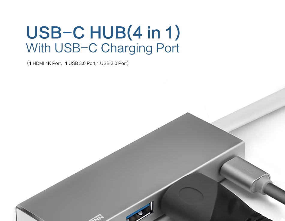 Тип с разъемами типа C и HDMI+ USB3.0/2,0+ зарядка PD для macbook и телефона, чтобы контролировать проекции Thunderbolt 3 адаптер