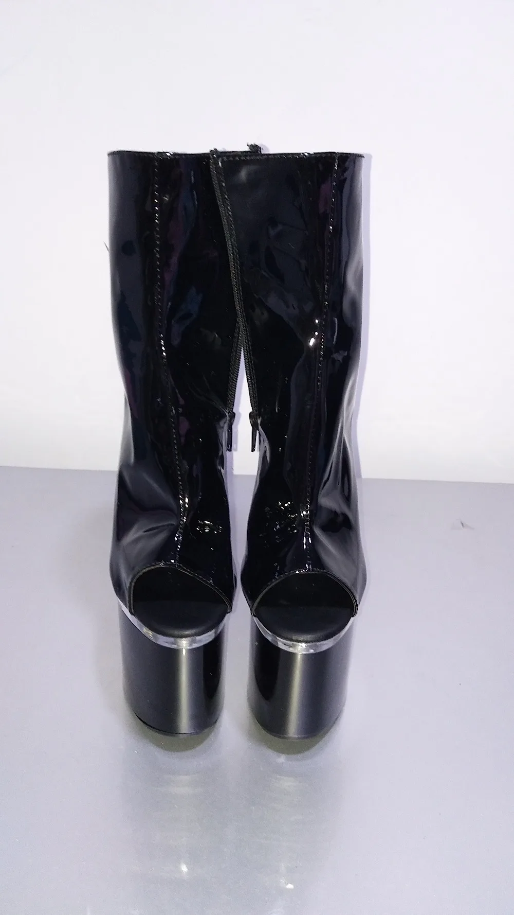 LAIJIANJINXIA/Новинка; пикантные весенние женские туфли на высоком каблуке 18 см; обувь для танцев на шесте; вечерние сапоги на платформе для